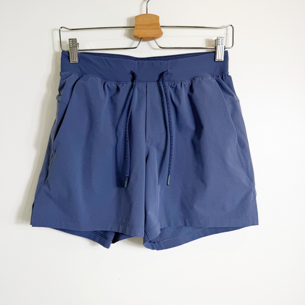 Lululemon Pace Breaker Shorts Men S Blue 5 Inch Lined Athletic LM7BJSS